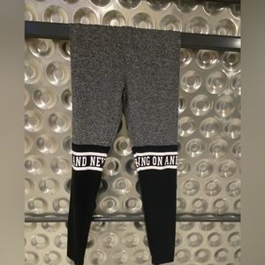 Comfy, gray, and black leggings